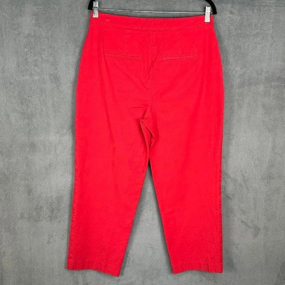 Boden Pants Womens 10R Pink Bi-stretch Tapered Ankle Trouser Stretch Career